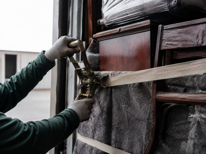 Junk Bros Ottawa truck loaded with removed furniture